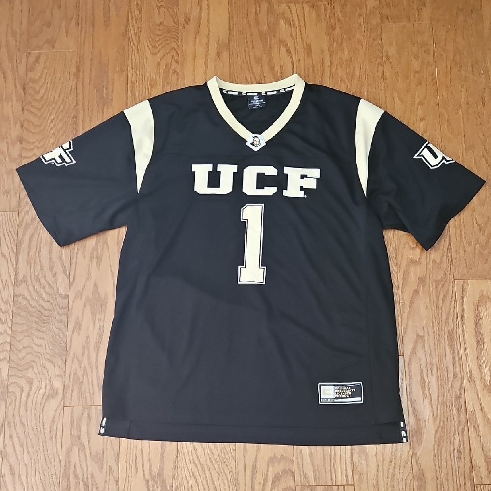UCF Knights Jersey Mens 2XL Black Colosseum Football
